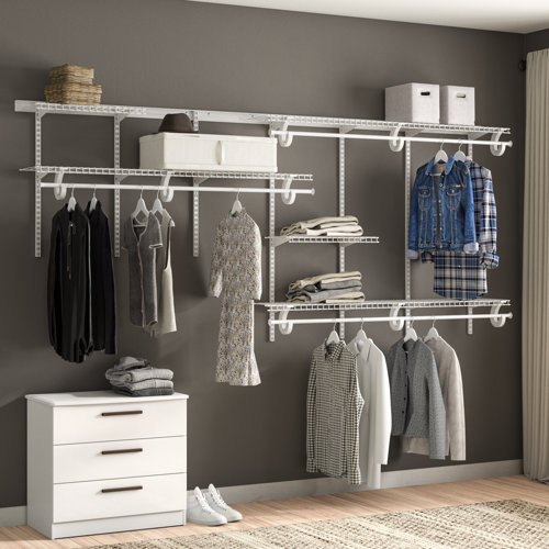 Closetmaid ShelfTrack Clothes Storage System Wayfair.co.uk
